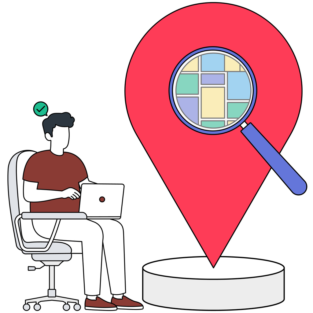 ricerca località, mappa, navigazione, marketing locale, strategia digitale, servizi online, risultato di successo, geotargeting geo